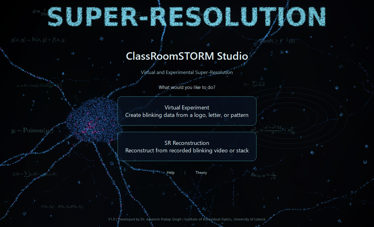 ClassRoomSTORM Studio launcher
